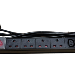 8-Way 1.5U (4-IEC13 + 4-BS) Rack Mountable PDU (16 Amp) - SN-1.5UA-C4E4-KG - Image 1