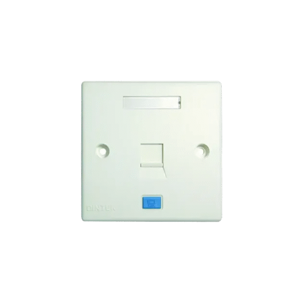 1-Port Wall Plate with Shutter