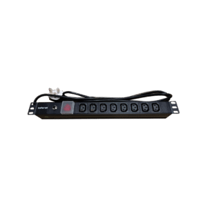 8-Way 1U IEC13 Rack Mountable PDU (16 Amp) - Image 1