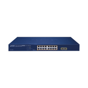 16-Port 10/100/1000T 802.3at PoE + 2-Port 1000X SFP Gigabit Ethernet Switch - Image 1