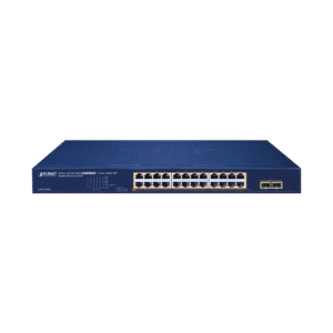24-Port 10/100/1000T 802.3at PoE + 2-Port 1000X SFP Gigabit Ethernet Switch - Image 1